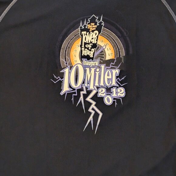 Run Disney T Shirt L Twilight Zone Tower Of Terror Inaugural 10 Miler Champion - Picture 3 of 6